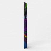 フローラモダン抽象芸術アートレッドブルーパターン#15 Case-Mate iPhoneケース (裏面/左)