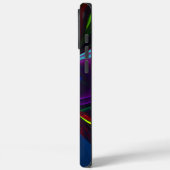 フローラモダン抽象芸術アートレッドブルーパターン#15 Case-Mate iPhoneケース (裏面 / 左)