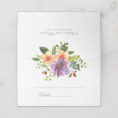 フローラモダン春サマー秋ブライトはっきりした プレイスカード (外部開封)