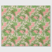 フローラモダン木材人気がある包装紙 ラッピングペーパー (フラット)