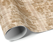 フローラモダン木材人気がある包装紙 ラッピングペーパー (ロールコーナー)