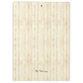 フローラモダン植物水彩フローラ木材 クリップボード (裏面)