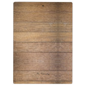 フローラモダン植物水彩フローラ木材 クリップボード (裏面)