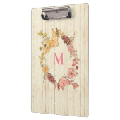 フローラモダン植物水彩木材1974 クリップボード (左)