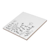 フローラモダン灰白色セラミックタイル タイル (側面)