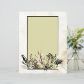 フローラモダン炭スケッチスクラップブック紙 (スタンド正面)