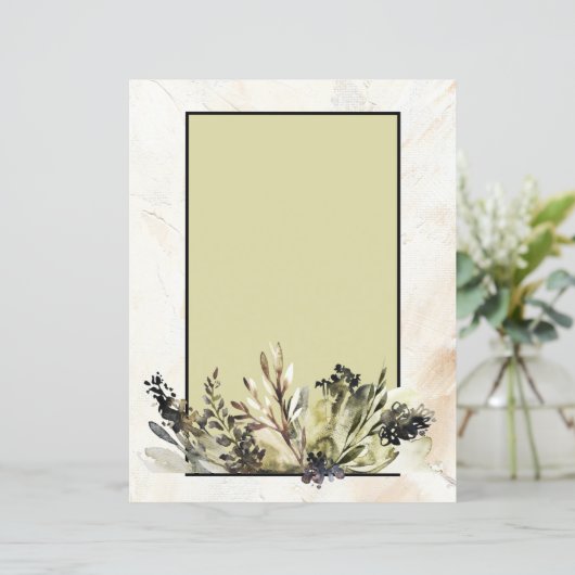 フローラモダン炭スケッチスクラップブック紙 (スタンド正面)