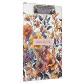 フローラモダン秋ガーリーエレガントスタイリッシュ クリップボード (右)