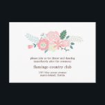 フローラモダン結婚式レセプションカード エンクロージャーカード<br><div class="desc">カスタムウェディング披露宴カードはエレガントフローライラストレーションを備えている。夏や春の結婚式に最適。マッチ商品やブライダル文房具や好意のために私たちの店を訪れる。</div>