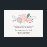 フローラモダン結婚式レセプションカード エンクロージャーカード<br><div class="desc">カスタムウェディング披露宴カードはエレガントフローライラストレーションを備えている。夏や春の結婚式に最適。マッチ商品やブライダル文房具や好意のために私たちの店を訪れる。</div>