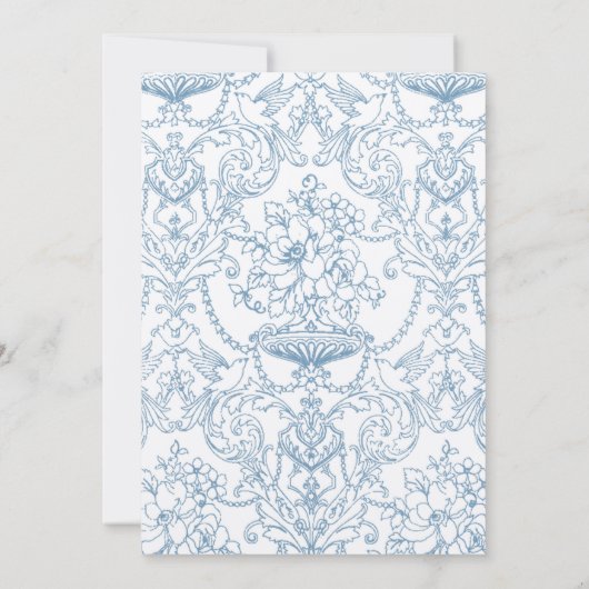 フローラモダン色結婚タイポグラフィ 招待状 (裏面)