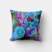 フローラモダン花 クッション (正面)