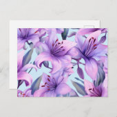 フローラモチーフ ポストカード (正面/裏面)