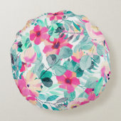 フローラモチーフ ラウンドクッション (裏面)