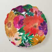 フローラモチーフ ラウンドクッション (裏面)