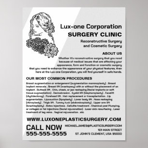 フローラモデル、整形外科医、整形外科 ポスター