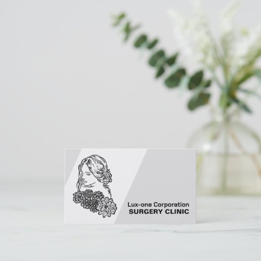 フローラモデル、整形外科医、整形外科 名刺 (スタンド正面)