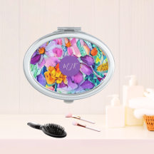 フローラモノグラムのパーソナライズされた野の花