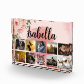 フローラモノグラムのフォト母コラージュ フォトブロック (右)