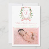 フローラモノグラムの紋組出発表 案内状 (正面)