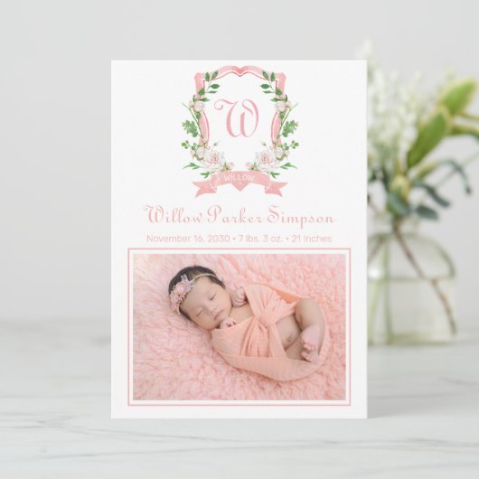 フローラモノグラムの紋組出発表 案内状 (スタンド正面)