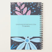 フローラモノグラムの豆類又は助産師 プランナー手帳 (裏面)