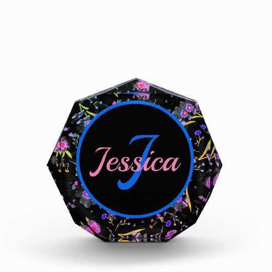 フローラモノグラムエレガント フォトブロック (正面)