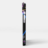 フローラモノグラムエレガント iPhoneケース (左側面)