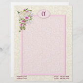 フローラモノグラムカスタマイズ- レターヘッド (正面/裏面)