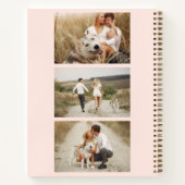 フローラモノグラムギャラリー4枚の写真 ノートブック (裏面)