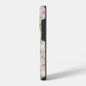 フローラモノグラムスクリプト名の保護 iPhoneケース (左側面)