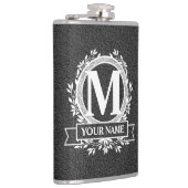 フローラモノグラムデザインフラスコ フラスク (右)