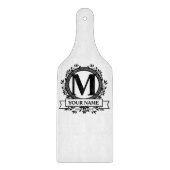 フローラモノグラムデザイン カッティングボード (正面)