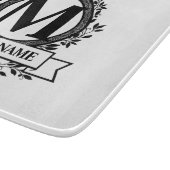 フローラモノグラムデザイン カッティングボード (角)