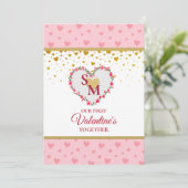 フローラモノグラムバレンタインデー(金ゴールドハート) (スタンド正面)