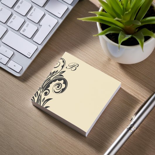 フローラモノグラムポストノート ポストイット