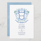 フローラモノグラム卒業 招待状 (正面/裏面)