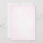 フローラモノグラム女の子の誕生日カード3rd 招待状 (裏面)