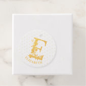 フローラモノグラム文字E for Elisabeth フェイバータグ (箱)