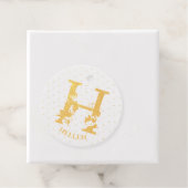 フローラモノグラム文字H for Hellen フェイバータグ (箱)
