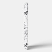 フローラモノグラム白黒 Case-Mate iPhoneケース (裏面 / 右)