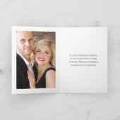 フローラモノグラム結婚クレストの写真 サンキューカード (内部)