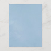 フローラモノグラム結婚クレストゲスト詳細 エンクロージャーカード (裏面)