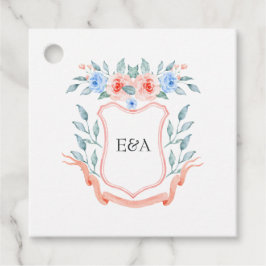 フローラモノグラム結婚クレスト フェイバータグ