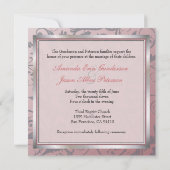 フローラモノグラム結婚式招待状 招待状 (裏面)