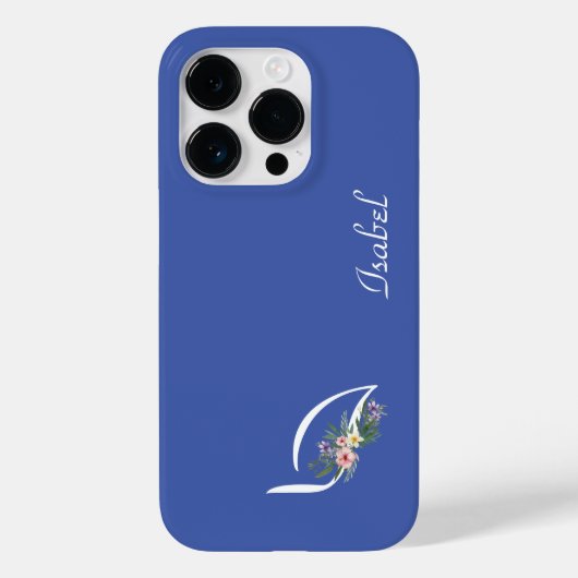 フローラモノグラム1退職 Case-Mate iPhoneケース (裏面)