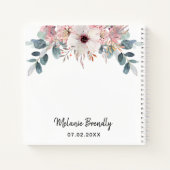 フローラモノグラム21th誕生日パーティーゲストブック ノートブック (裏面)