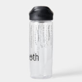 フローラモノグラム ウォーターボトル (背面)