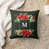 フローラモノグラム クッション (ブランケット)