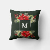 フローラモノグラム クッション (裏面)